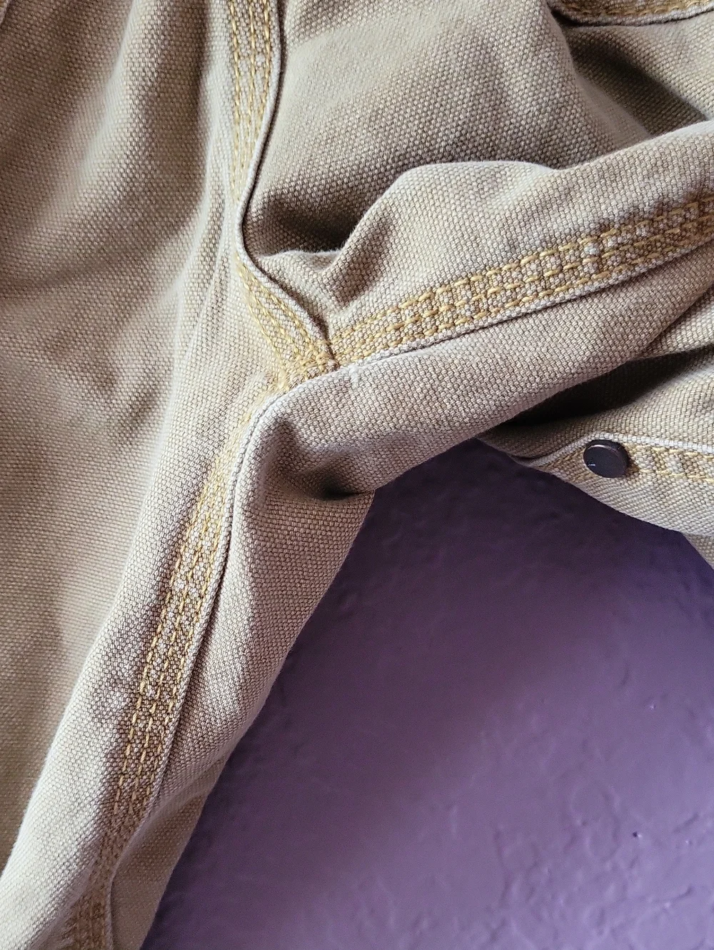 Banana Republic Men's Workwear Canvas Pants in Tan